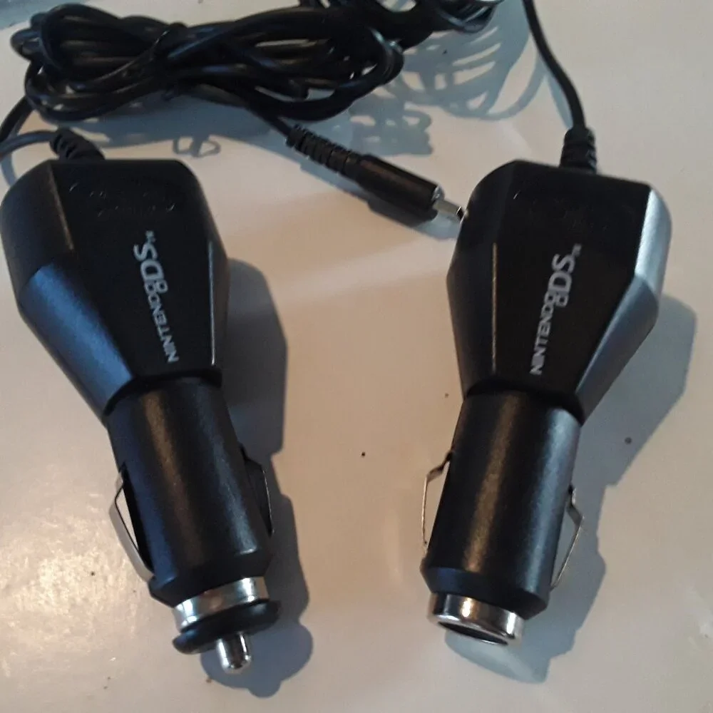 Two Nintendo DS Car Adapters